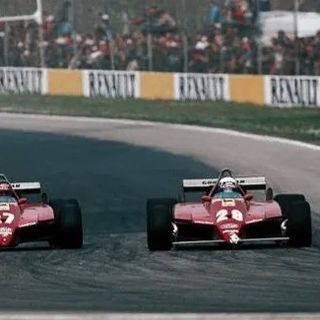 Le Ferrari di Pironi e Villeneuve (Imola, 1982)