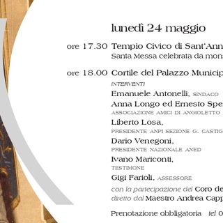 Angioletto Castiglioni e l'invito del Comune di Busto