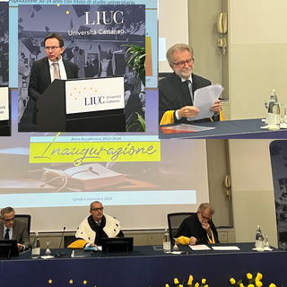 VIDEO. La Liuc sprona a un nuovo anno ben fatto e appassionato: «Studiate, studiate, studiate e siate di esempio anche per noi adulti»
