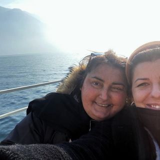 Antoniana Barletta con l'amica Antonella, la vicequestore  scomparsa nell'aprile 2023
