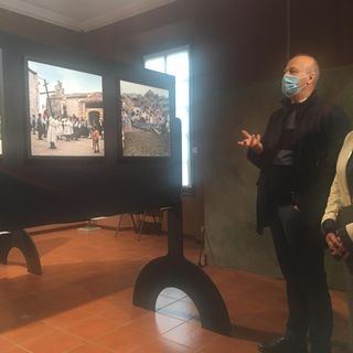 Alcune immagini della presentazione del Festival fotografico europeo con Argentiero e Maffioli