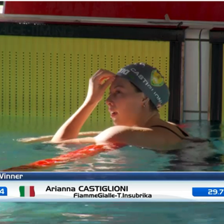 Arianna Castiglioni nelle immagini di Rai Sport