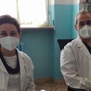 La dottoressa Chiara Guarnerio e il dottor Isidoro La Spina