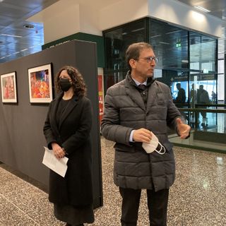 L'inaugurazione della mostra e alcune splendide opere di Riu Pires
