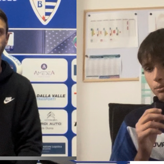 Il centrocampista Luca Bertoni e il piccolo capitano dalle idee chiare che si chiama... lo vedrete a Stadio Aperto