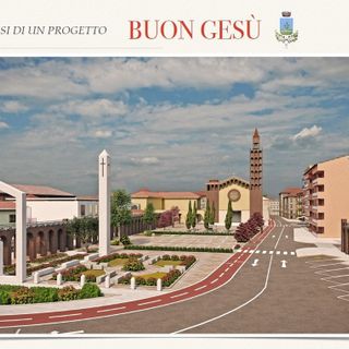 Olgiate, il sindaco presenta la nuova piazza del Buon Gesù
