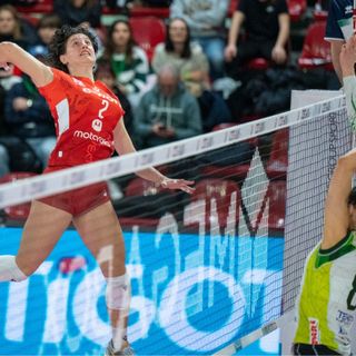 Non la miglior versione di Martina Bracchi contro Vallefoglia. Come lei, tutta la Uyba non è stata all'altezza