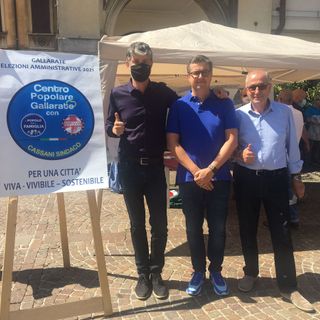 Da sinistra Brenna, Cassani e Lozito