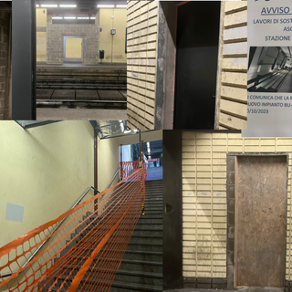 L'evoluzione del cantiere: intanto alla stazione Nord tra una settimana è attesa la riapertura dell'ascensore