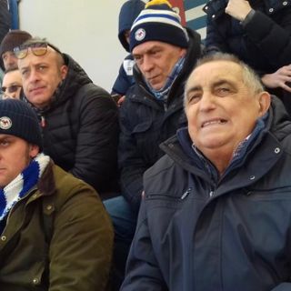 Merlino alla partita contro il Rezzato