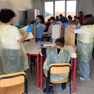 A scuola si costruiscono casette per pipistrelli