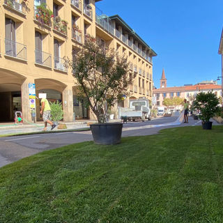 Il Cavallotti garden realizzato per la Settimana della mobilità sostenibile