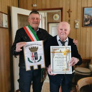 Samarate in festa per i cento anni di “Olindo”