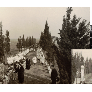 Immagini del "nuovo" cimitero nato 100 anni fa a Solbiate -cortesia del Comune