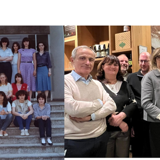 La foto di classe dell'82 e la reunion oggi