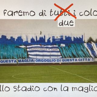 «Ne faremo di due colori». L'invito al pubblico della Pro Patria