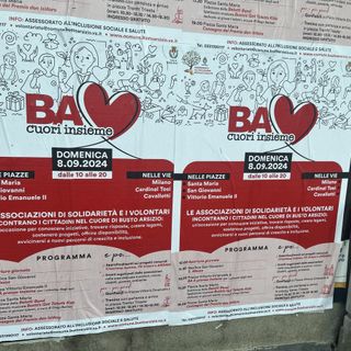 Cuori Insieme minuto per minuto. Così i volontari di Busto vivranno la loro giornata