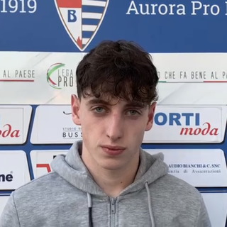 Davide Ferri, 19 anni, dopo la partita