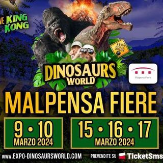MalpensaFiere: un weekend tra vini di qualità e la grande mostra dei dinosauri