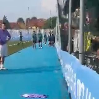 Uno screenshot del video postato dai padroni di casa