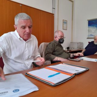 Da sinistra, Luigi Galluppi, Donato Lozito, Carlo Bonicalzi