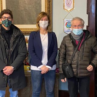 Da sinistra Ludovico Edalli, Laura Rogora e Rosario Vadalà