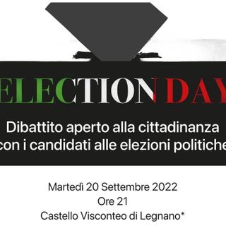“Election Day”: dibattito tra candidati a Legnano. Organizza Politics Hub
