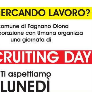 Giovani e non solo: a Fagnano il Comune &quot;convoca&quot; per aiutare a trovare un lavoro