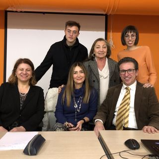 Tito Olivato con la famiglia di Alfredo Castiglioni: la moglie Mirella, i figli Alessandro e Giulia