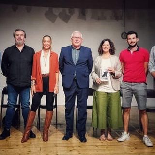 Il direttore artistico Claudio Fantinati e alcuni volontari