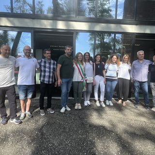 La sindaca Ermoni il giorno dell'elezione
