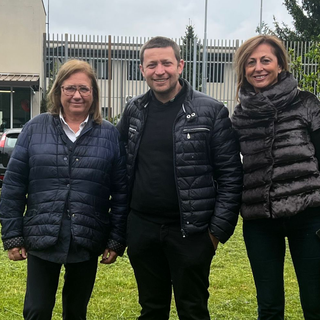 L'onorevole Frassinetti in visita a Busto