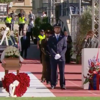 Lo stadio accoglie l'addio al sindaco Borradori (immagini dalla diretta di Teleticino)