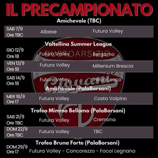 Futura Volley Giovani, si parte