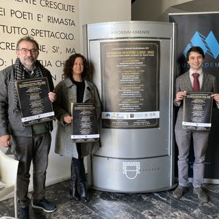Da sinistra Galli, Maffioli e Bontempo alla presentazione della rassegna