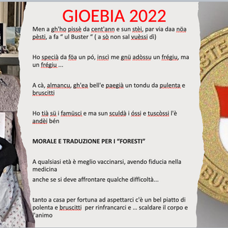 La Giöbia del Magistero dei Bruscitti
