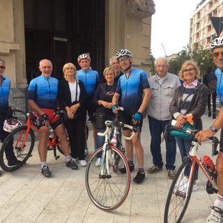 Giro dei Campioni, il rientro a Legnano: «I sogni si avverano in bici e insieme»