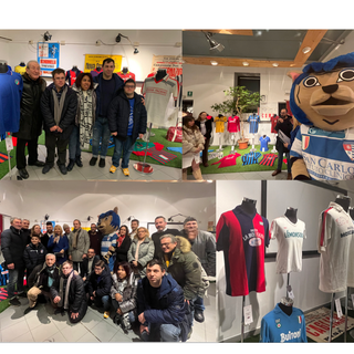 VIDEO E FOTO. «Formidabili quegli anni: dalle maglie di Vialli a quella di Maradona made in Busto». Commercio, calcio e solidarietà in rete