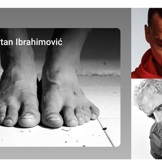 La foto postata da Ibrahimovic e realizzata da Efrem Raimondi nel 2008: accanto, il calciatore e il fotografo