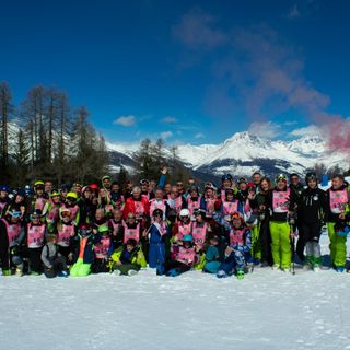 I partecipanti a &quot;Gigante in rosa&quot;