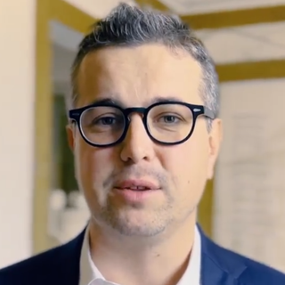 Andrea Cassani - Immagine tratta dal video di annuncio sulla candidatura