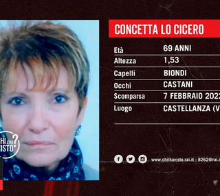 Finiscono nel modo più drammatico le ricerche di Concetta Lo Cicero: ritrovata senza vita in un bosco