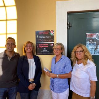 Gli assessori, il presidente del consiglio comunale, Mariagrazia Celora.