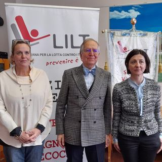Da sinistra, Paola Reguzzoni, Ivanoe Pellerin, Annamaria Galietta