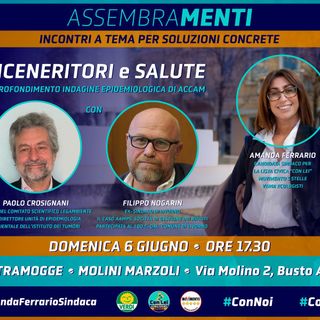 La candidata Amanda Ferrario discute di inceneritori con l’ex sindaco di Livorno Nogarin