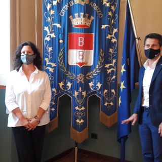 L'assessore e vicesindaco, Manuela Maffioli, con il presidente Ascom, Rudy Collini