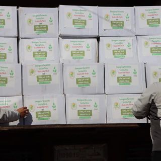 Scatoloni &quot;solidali&quot; di Onsur in partenza