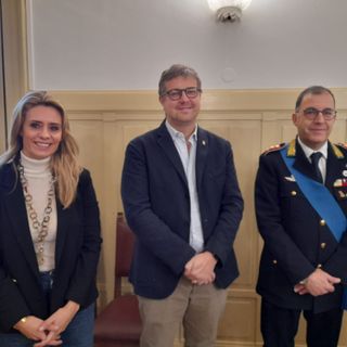 Da sinistra, Francesca Caruso, Andrea Cassani, Aurelio Giannini