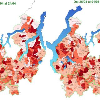 La mappa del Coronavirus nel Varesotto: Varese, Gallarate e Busto in calo, nel Lavenese l'incidenza più alta