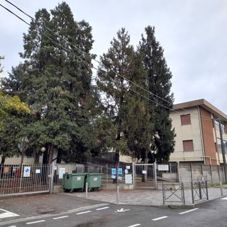L'ingresso della scuola Rodari